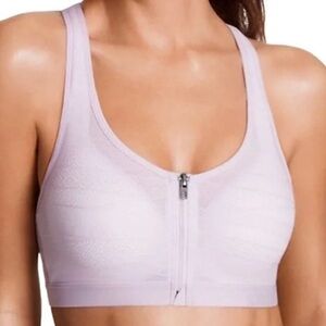 $68 Victoria’s Secret 38D Knockout High Impact Front-Close Sports Bra Lilac